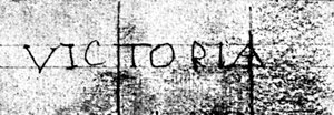 Firma della principessa Vittoria all