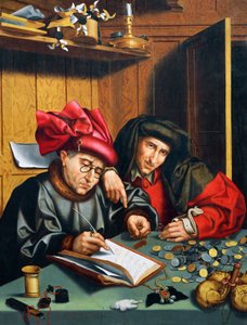 Usurai, circa 1515 da Quentin Massys or Matsys