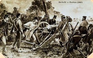 Garibaldi a Mentana da Quinto Cenni