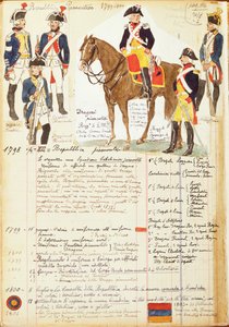 Uniformi militari della Repubblica Piemontese da Quinto Cenni
