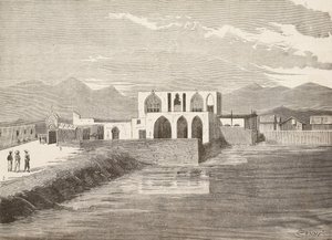 Palazzo del Vice-governatore italiano, Massaua, Eritrea (incisione) da Quinto Cenni