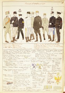 Variazioni di uniformi del Regno d