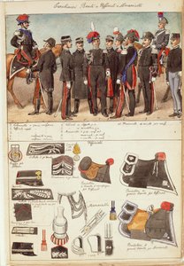 Uniformi dei Carabinieri Reali, ufficiali e sottufficiali del Regno d