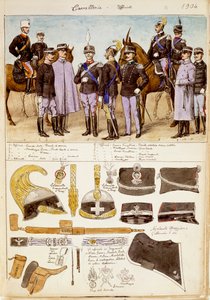 Uniformi degli ufficiali di cavalleria del Regno d