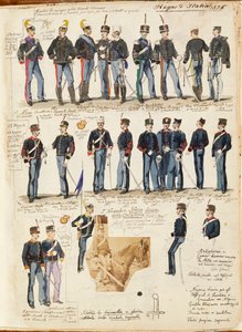 Vari uniformi del Regno d