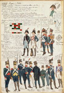 Vari uniformi del Regno d