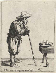 Contadino con bastone da passeggio da Quirin Boel