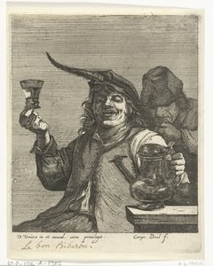 Uomo che beve da Quirin Boel