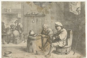 Violinista in una taverna da Quirin Boel