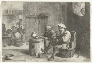 Violinista in una taverna da Quirin Boel