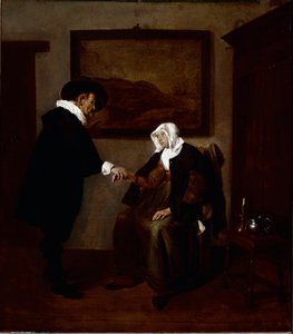 La visita del dottore da Quiringh Gerritsz. van Brekelenkam