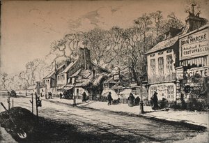 Casa di JJ Rousseau, Montmartre, 1915 da RP Grouiller