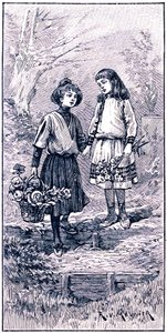 Due amici che si tengono per mano da R.V. Meunier