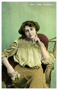Dora Barton, attrice britannica, c. 1905-1919