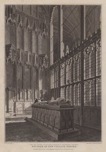 Tomba e cappella di William of Wykeham, fondatore del New College, Oxford, nella Cattedrale di Winchester
