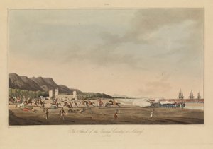 Sedici vedute di luoghi nel Golfo Persico contro i pirati arabi da R. (after) Temple