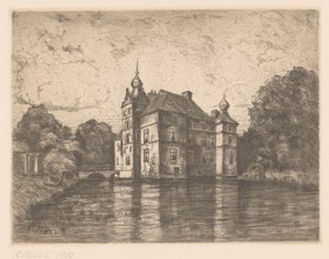 Castello De Cannenburgh da R. Cleve (signed by artist)