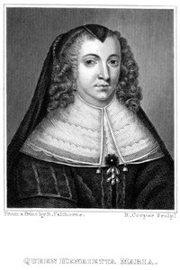 Henrietta Maria 1609-1669, regina consorte di Re Carlo I 1600-1649, XIX secolo da R. Cooper