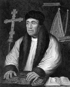 William Warham 1450-1532, Arcivescovo di Canterbury, 1824 da R. Cooper