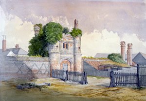 Veduta di Beckingham Hall vicino a Withham, Essex da R Nightingale