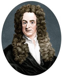 Isaac Newton, matematico, astronomo e fisico inglese, 1818