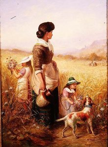 Giocando nei campi da R. Saunderson Cathering