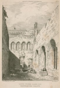 Camera Dipinta, Palazzo di Westminster, Londra, vista verso est da R. W. Billings
