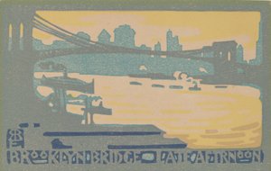 Ponte di Brooklyn nel tardo pomeriggio da Rachael Robinson Elmer