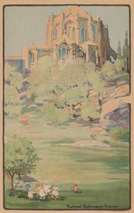 La Cattedrale di San Giovanni il Divino da Morningside Park