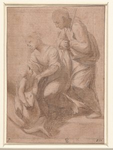 Sacra Famiglia con un agnello