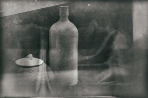 Bottiglia e vaso d