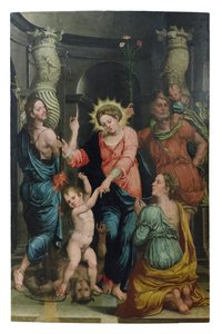 Madonna del soccorso tra i Santi Giovanni Battista e Cristoforo
