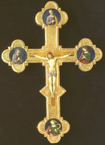 Croce processionale con Santi Francescani (recto)