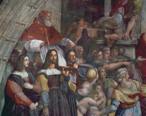 Espulsione di Eliodoro dal Tempio da Raffaello Sanzio Raphael