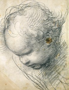 Testa di un Cherubino da Raffaello Sanzio Raphael
