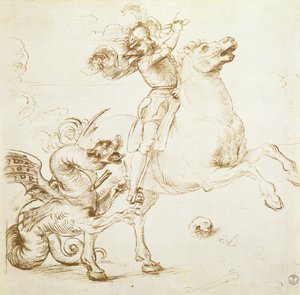 San Giorgio e il drago da Raffaello Sanzio Raphael
