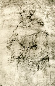 Studio di un monaco da Raffaello Sanzio Raphael