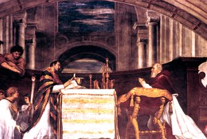 La Messa di Bolsena (dettaglio) da Raffaello Sanzio Raphael