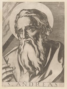 San Andrea (serie: Cristo, Maria e i dodici apostoli) da Raffaello Schiaminossi