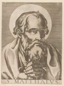 San Matteo (serie: Cristo, Maria e i dodici apostoli) da Raffaello Schiaminossi