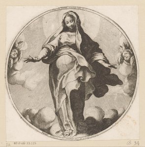Maria tra le nuvole da Raffaello Schiaminossi