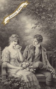 Coppia su una panchina da Raimund Ritter Von Brennerstein Wichera