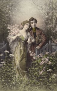 Coppia con fiori da Raimund Ritter Von Brennerstein Wichera