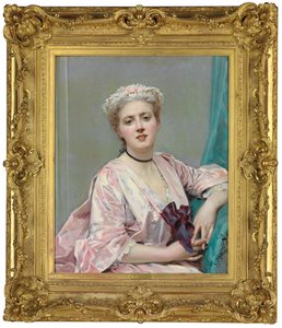 Bellezza in rosa da Raimundo de Madrazo y Garreta