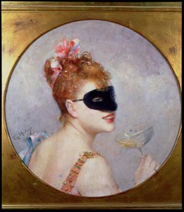 Donna con maschera