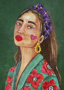 Ragazza con un cerchietto da Raissa Oltmanns
