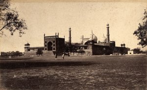 Moschea Jama Masjid, Delhi, 1886