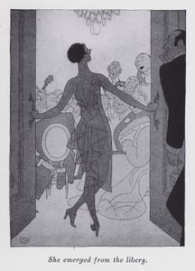 Illustrazione per "But Gentlemen Marry Brunettes" di Anita Loos da Ralph Barton