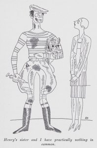 Illustrazione per "But Gentlemen Marry Brunettes" di Anita Loos da Ralph Barton