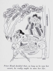 Illustrazione per "But Gentlemen Marry Brunettes" di Anita Loos da Ralph Barton